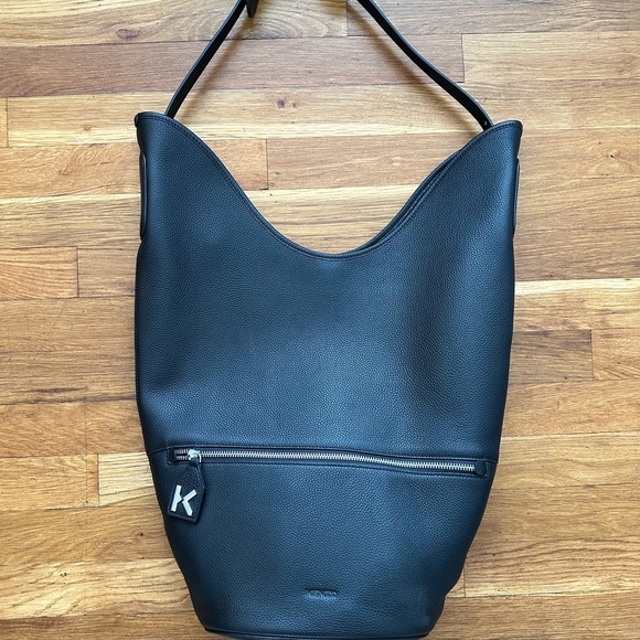 Kenzo large leather bucket shoulder bag BNWT